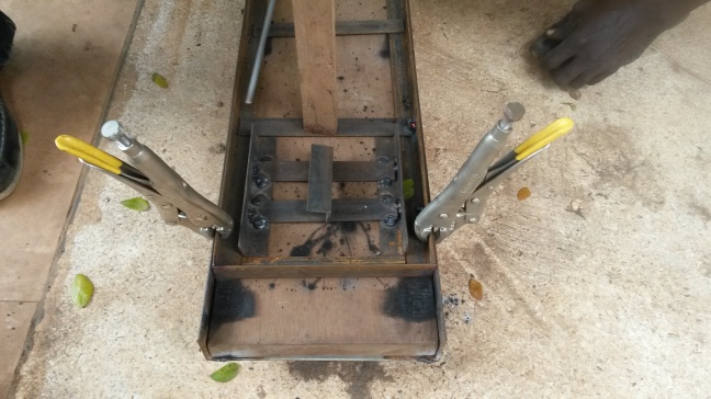 5 weld sides to 2d truss frame